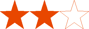 2 stars out of 3 stars
